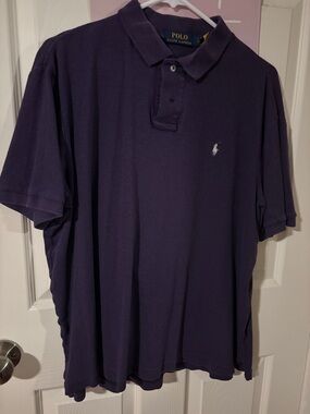 Polo by Ralph Lauren Dark Purple Polo Shirt with White Pony
